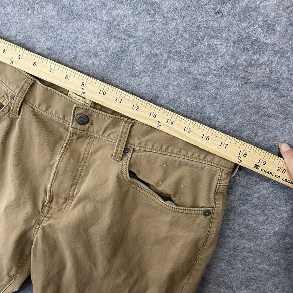 J Crew 484 Slim Corduroy Pants Mens‎ 36x31.25 Brown Retro Comfort -SIZE NOTE - Picture 9 of 11